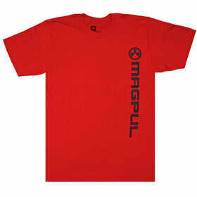 Magpul Vertical Logo Short Sleeve T-Shirt in Red